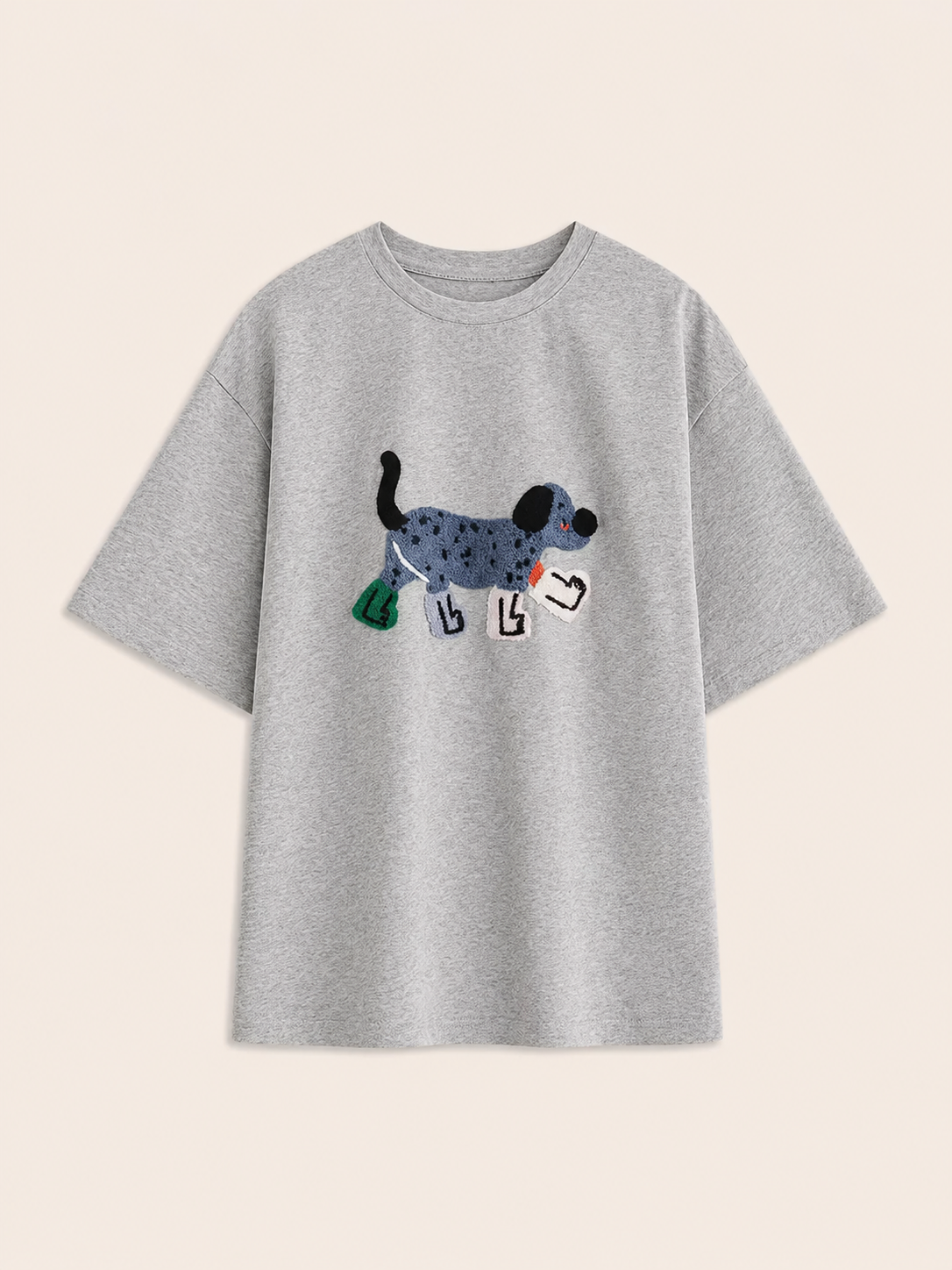 MEZOCLO™ 3D Lazy Dog T-Shirt — full look styled with streetwear