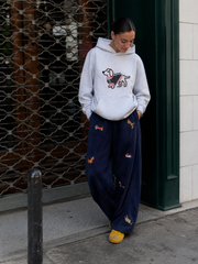 MEZOCLO™ Lazy Dog Hoodie — kangaroo pocket and ribbed cuff detail