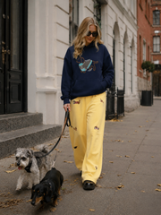 MEZOCLO™ Lazy Dog Hoodie — heavyweight oversized pullover lifestyle look