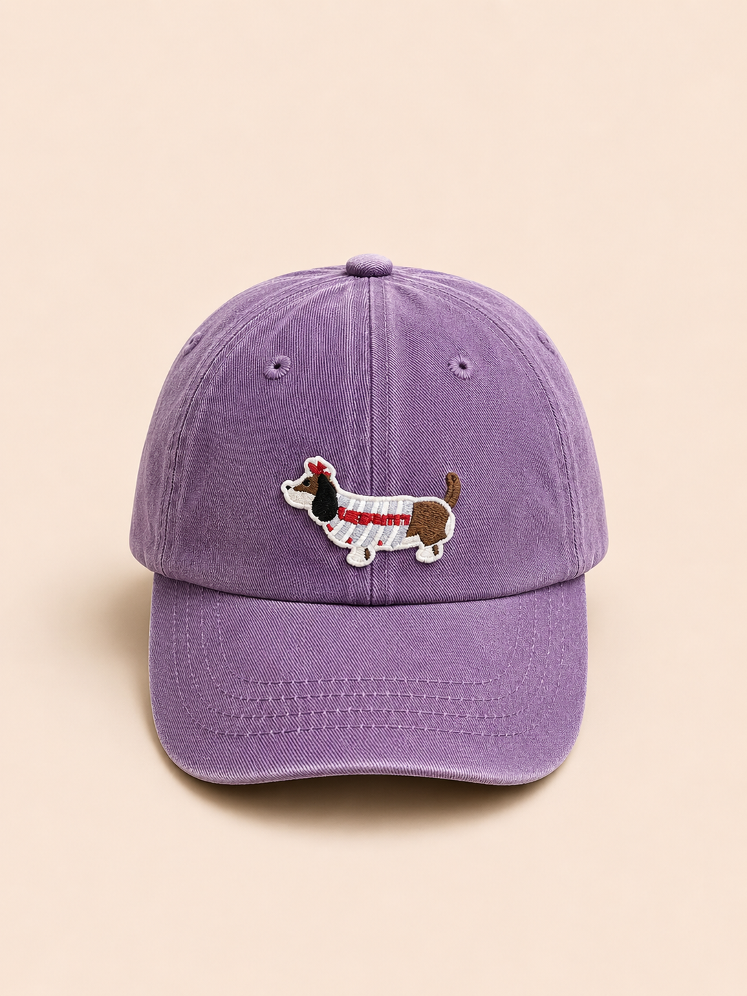 MEZOCLO™ Lazy Dog Baseball Hat — pre-curved brim and adjustable closure detail
