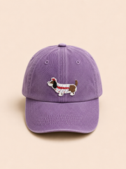 MEZOCLO™ Lazy Dog Baseball Hat — pre-curved brim and adjustable closure detail