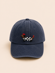 MEZOCLO™ Lazy Dog Baseball Hat in Brown — side profile view