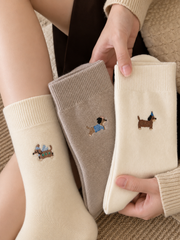 MEZOCLO™ Lazy Dog Socks — Embroidered Accessories