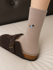 MEZOCLO™ Lazy Dog Socks — Embroidered Accessories